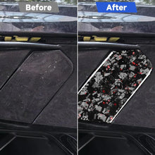 Load image into Gallery viewer, 2pcs/Set Forged Gold Foil Carbon Fiber Car Trailer Hook Decorative Sticker for Chevrolet Corvette C8 2020-, Left and Right Driver, Trailer Hook