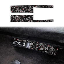 Load image into Gallery viewer, 2pcs/Set Forged Gold Foil Carbon Fiber Car Door Lock Switch Decorative Sticker for Chevrolet Corvette C8 2020-, Left and Right Driver, Door Lock Switch