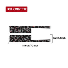 Load image into Gallery viewer, 2pcs/Set Forged Gold Foil Carbon Fiber Car Door Lock Switch Decorative Sticker for Chevrolet Corvette C8 2020-, Left and Right Driver, Door Lock Switch