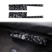 Load image into Gallery viewer, 2pcs/Set Forged Gold Foil Carbon Fiber Car Door Lock Switch Decorative Sticker for Chevrolet Corvette C8 2020-, Left and Right Driver, Door Lock Switch