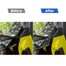 Load image into Gallery viewer, 2pcs/Set Forged Gold Foil Carbon Fiber Car Rear Door Inside Frame Decorative Sticker for Chevrolet Corvette C8 2020-, Left and Right Driver, Rear Door Inside
