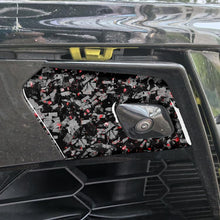 Load image into Gallery viewer, 2pcs/Set Forged Gold Foil Carbon Fiber Car Door Radar Decorative Sticker for Chevrolet Corvette C8 2020-, Left and Right Driver, Door Radar