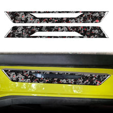 Load image into Gallery viewer, 2pcs/Set Forged Gold Foil Carbon Fiber Car Threshold Decorative Sticker for Chevrolet Corvette C8 2020-, Left and Right Driver, Threshold