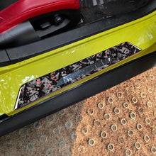 Load image into Gallery viewer, 2pcs/Set Forged Gold Foil Carbon Fiber Car Threshold Decorative Sticker for Chevrolet Corvette C8 2020-, Left and Right Driver, Threshold