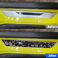 Load image into Gallery viewer, 2pcs/Set Forged Gold Foil Carbon Fiber Car Threshold Decorative Sticker for Chevrolet Corvette C8 2020-, Left and Right Driver, Threshold