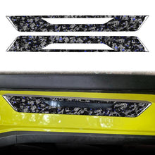 Load image into Gallery viewer, 2pcs/Set Forged Gold Foil Carbon Fiber Car Threshold Decorative Sticker for Chevrolet Corvette C8 2020-, Left and Right Driver, Threshold