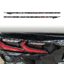 Load image into Gallery viewer, 2pcs/Set Forged Gold Foil Carbon Fiber Car Taillight Decorative Sticker for Chevrolet Corvette C8 2020-, Left and Right Driver, Taillight