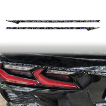 Load image into Gallery viewer, 2pcs/Set Forged Gold Foil Carbon Fiber Car Taillight Decorative Sticker for Chevrolet Corvette C8 2020-, Left and Right Driver, Taillight