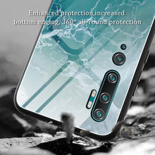 Load image into Gallery viewer, Marble Pattern Glass Protective Case, For Xiaomi Mi Note 10, For Xiaomi Mi CC9 / A3 Lite, For Xiaomi Redmi 9A, For Xiaomi Redmi K20 / K20 Pro / Mi 9T, For Xiaomi Redmi Note 9, For Xiaomi Redmi Note 9S / Note 9 Pro, For Xiaomi Redmi Note 8 Pro
