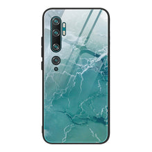 Load image into Gallery viewer, Marble Pattern Glass Protective Case, For Xiaomi Mi Note 10, For Xiaomi Mi CC9 / A3 Lite, For Xiaomi Redmi 9A, For Xiaomi Redmi K20 / K20 Pro / Mi 9T, For Xiaomi Redmi Note 9, For Xiaomi Redmi Note 9S / Note 9 Pro, For Xiaomi Redmi Note 8 Pro