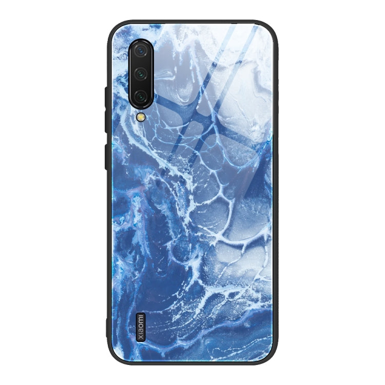 Marble Pattern Glass Protective Case, For Xiaomi Mi Note 10, For Xiaomi Mi CC9 / A3 Lite, For Xiaomi Redmi 9A, For Xiaomi Redmi K20 / K20 Pro / Mi 9T, For Xiaomi Redmi Note 9, For Xiaomi Redmi Note 9S / Note 9 Pro, For Xiaomi Redmi Note 8 Pro