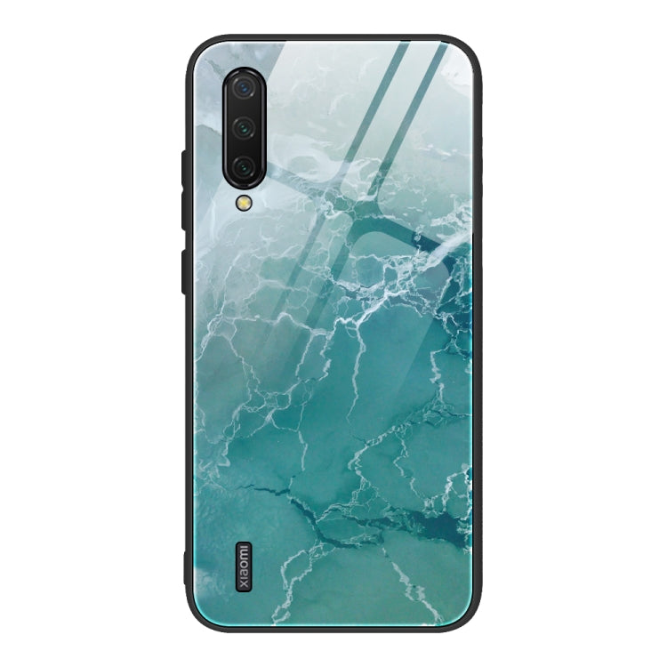 Marble Pattern Glass Protective Case, For Xiaomi Mi Note 10, For Xiaomi Mi CC9 / A3 Lite, For Xiaomi Redmi 9A, For Xiaomi Redmi K20 / K20 Pro / Mi 9T, For Xiaomi Redmi Note 9, For Xiaomi Redmi Note 9S / Note 9 Pro, For Xiaomi Redmi Note 8 Pro