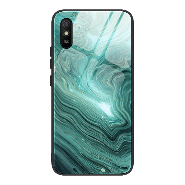 Marble Pattern Glass Protective Case, For Xiaomi Mi Note 10, For Xiaomi Mi CC9 / A3 Lite, For Xiaomi Redmi 9A, For Xiaomi Redmi K20 / K20 Pro / Mi 9T, For Xiaomi Redmi Note 9, For Xiaomi Redmi Note 9S / Note 9 Pro, For Xiaomi Redmi Note 8 Pro
