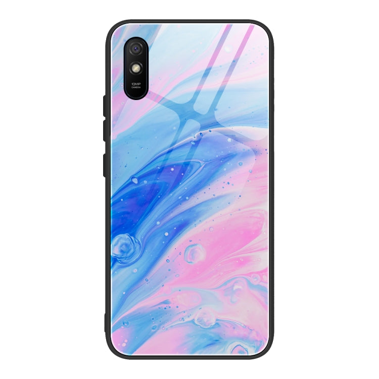Marble Pattern Glass Protective Case, For Xiaomi Mi Note 10, For Xiaomi Mi CC9 / A3 Lite, For Xiaomi Redmi 9A, For Xiaomi Redmi K20 / K20 Pro / Mi 9T, For Xiaomi Redmi Note 9, For Xiaomi Redmi Note 9S / Note 9 Pro, For Xiaomi Redmi Note 8 Pro