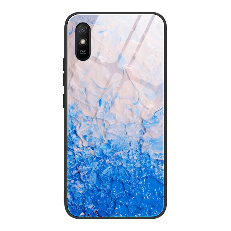 Marble Pattern Glass Protective Case, For Xiaomi Mi Note 10, For Xiaomi Mi CC9 / A3 Lite, For Xiaomi Redmi 9A, For Xiaomi Redmi K20 / K20 Pro / Mi 9T, For Xiaomi Redmi Note 9, For Xiaomi Redmi Note 9S / Note 9 Pro, For Xiaomi Redmi Note 8 Pro