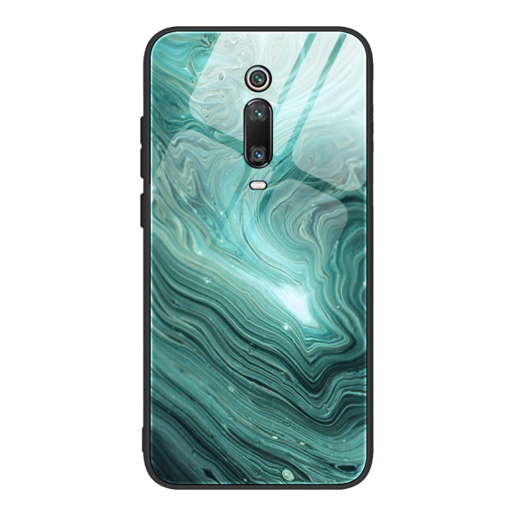 Marble Pattern Glass Protective Case, For Xiaomi Mi Note 10, For Xiaomi Mi CC9 / A3 Lite, For Xiaomi Redmi 9A, For Xiaomi Redmi K20 / K20 Pro / Mi 9T, For Xiaomi Redmi Note 9, For Xiaomi Redmi Note 9S / Note 9 Pro, For Xiaomi Redmi Note 8 Pro