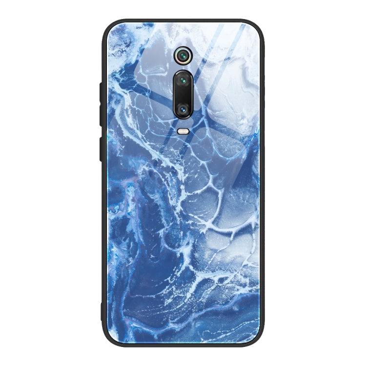 Marble Pattern Glass Protective Case, For Xiaomi Mi Note 10, For Xiaomi Mi CC9 / A3 Lite, For Xiaomi Redmi 9A, For Xiaomi Redmi K20 / K20 Pro / Mi 9T, For Xiaomi Redmi Note 9, For Xiaomi Redmi Note 9S / Note 9 Pro, For Xiaomi Redmi Note 8 Pro