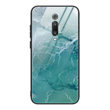 Load image into Gallery viewer, Marble Pattern Glass Protective Case, For Xiaomi Mi Note 10, For Xiaomi Mi CC9 / A3 Lite, For Xiaomi Redmi 9A, For Xiaomi Redmi K20 / K20 Pro / Mi 9T, For Xiaomi Redmi Note 9, For Xiaomi Redmi Note 9S / Note 9 Pro, For Xiaomi Redmi Note 8 Pro