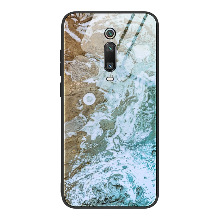 Marble Pattern Glass Protective Case, For Xiaomi Mi Note 10, For Xiaomi Mi CC9 / A3 Lite, For Xiaomi Redmi 9A, For Xiaomi Redmi K20 / K20 Pro / Mi 9T, For Xiaomi Redmi Note 9, For Xiaomi Redmi Note 9S / Note 9 Pro, For Xiaomi Redmi Note 8 Pro