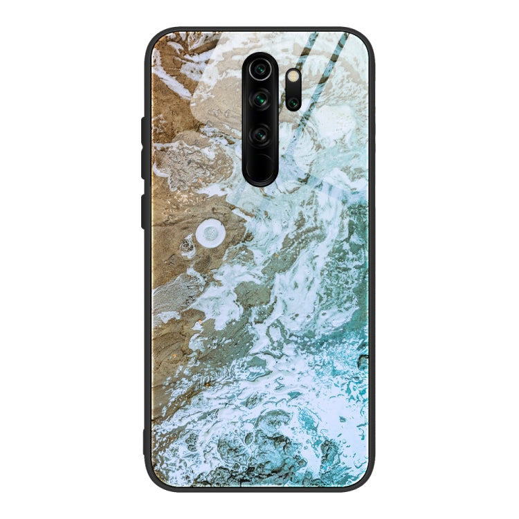 Marble Pattern Glass Protective Case, For Xiaomi Mi Note 10, For Xiaomi Mi CC9 / A3 Lite, For Xiaomi Redmi 9A, For Xiaomi Redmi K20 / K20 Pro / Mi 9T, For Xiaomi Redmi Note 9, For Xiaomi Redmi Note 9S / Note 9 Pro, For Xiaomi Redmi Note 8 Pro