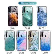 Load image into Gallery viewer, Marble Pattern Glass Protective Case, For Xiaomi Redmi Note 8T