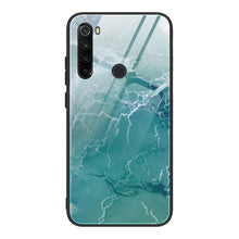 Load image into Gallery viewer, Marble Pattern Glass Protective Case, For Xiaomi Redmi Note 8T