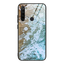 Load image into Gallery viewer, Marble Pattern Glass Protective Case, For Xiaomi Redmi Note 8T