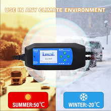 Load image into Gallery viewer, CAT-280 2 in 1 Car Battery Charger &amp; Color Screen Battery Tester, US Plug