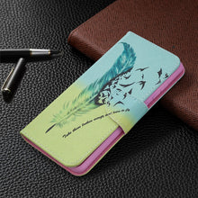Load image into Gallery viewer, Colored Drawing Pattern Horizontal Flip Leather Case with Holder &amp; Card Slots &amp; Wallet