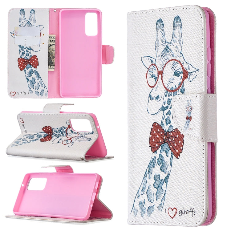 Colored Drawing Pattern Horizontal Flip Leather Case with Holder & Card Slots & Wallet