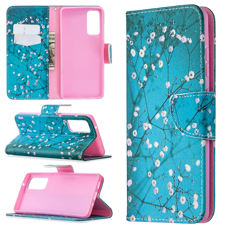 Colored Drawing Pattern Horizontal Flip Leather Case with Holder & Card Slots & Wallet