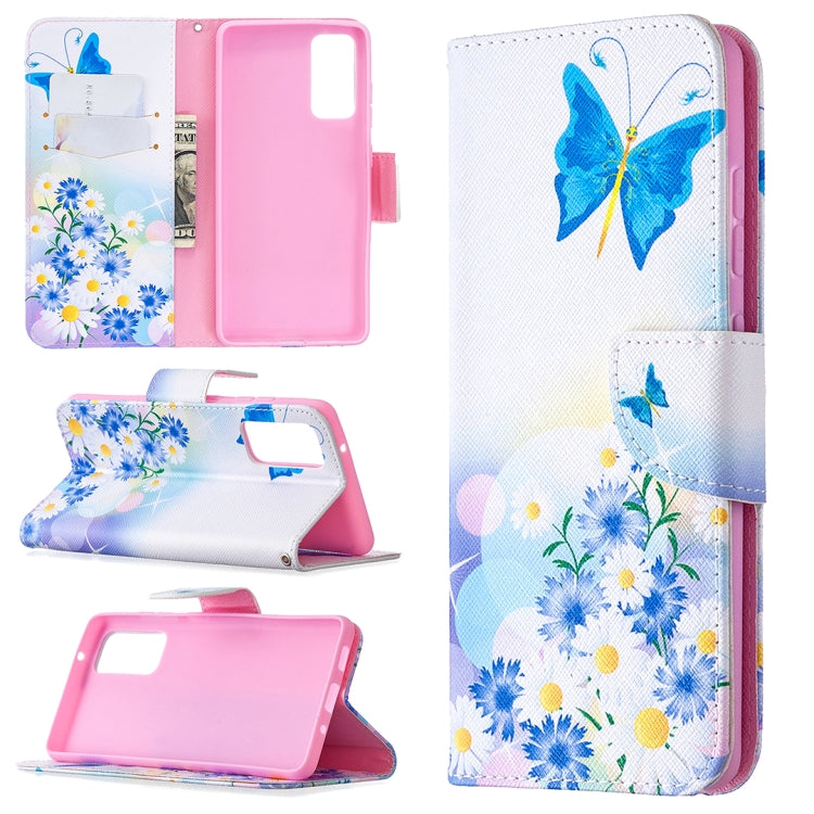 Colored Drawing Pattern Horizontal Flip Leather Case with Holder & Card Slots & Wallet