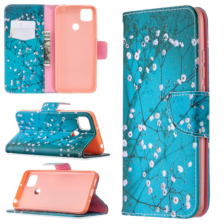 Colored Drawing Pattern Horizontal Flip Leather Case with Holder & Card Slots & Wallet