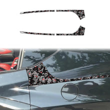 Load image into Gallery viewer, 4pcs/Set Forged Gold Foil Carbon Fiber Car Rear Sides Decorative Sticker for Chevrolet Corvette C8 2020-, Left and Right Driver, Rear Sides