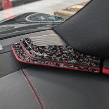 Load image into Gallery viewer, 6pcs/Set Forged Gold Foil Carbon Fiber Car Inside A-pillar Horn Decorative Sticker for Chevrolet Corvette C8 2020-, Left and Right Driver, Inside A-pillar Horn