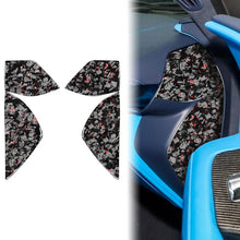 Load image into Gallery viewer, 4pcs/Set Forged Gold Foil Carbon Fiber Car Front Slot Decorative Sticker for Chevrolet Corvette C8 2020-, Left and Right Driver, Front Slot