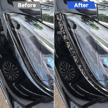 Load image into Gallery viewer, 2pcs/Set Forged Gold Foil Carbon Fiber Car Front Light Below Decorative Sticker for Chevrolet Corvette C8 2020-, Left and Right Driver, Front Light Below