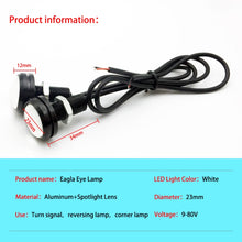 Load image into Gallery viewer, 10 PCS 23mm 6LEDs SMD-5730 DC9-80V Motorcycle Eagle Eye Light, 6LEDs SMD-5730, 6LEDs SMD-5730(White Light)