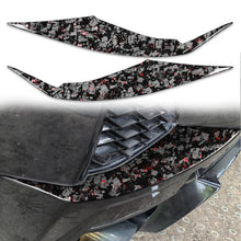 Load image into Gallery viewer, 2pcs/Set Forged Gold Foil Carbon Fiber Car Rear Air Vent Decorative Sticker for Chevrolet Corvette C8 2020-, Left and Right Driver, Rear Air Vent