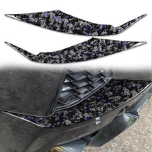 Load image into Gallery viewer, 2pcs/Set Forged Gold Foil Carbon Fiber Car Rear Air Vent Decorative Sticker for Chevrolet Corvette C8 2020-, Left and Right Driver, Rear Air Vent