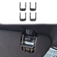 Load image into Gallery viewer, 4pcs/Set Forged Gold Foil Carbon Fiber Car Sun Visor Decorative Sticker for Chevrolet Corvette C8 2020-, Left and Right Driver, Sun Visor