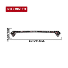 Load image into Gallery viewer, Forged Gold Foil Carbon Fiber Car Trunk Decorative Sticker for Chevrolet Corvette C8 2020-, Left and Right Driver, Trunk