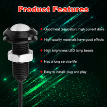 Load image into Gallery viewer, 10 PCS 23mm 12LEDs SMD-4014 DC9-80V Motorcycle Eagle Eye Light, 12LEDs SMD-4014, 12LEDs SMD-4014(White Light)