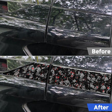 Load image into Gallery viewer, 4pcs/Set Forged Gold Foil Carbon Fiber Car Roof Sides Decorative Sticker for Chevrolet Corvette C8 2020-, Left and Right Driver, Roof Sides
