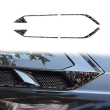 Load image into Gallery viewer, 4pcs/Set Forged Gold Foil Carbon Fiber Car Roof Engine Vents Decorative Sticker for Chevrolet Corvette C8 2020-, Left and Right Driver, Roof Engine Vents