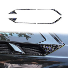 Load image into Gallery viewer, 4pcs/Set Forged Gold Foil Carbon Fiber Car Roof Engine Vents Decorative Sticker for Chevrolet Corvette C8 2020-, Left and Right Driver, Roof Engine Vents