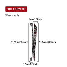 Load image into Gallery viewer, 2pcs/Set Forged Gold Foil Carbon Fiber Car Center Console Side Decorative Sticker for Chevrolet Corvette C8 2020-, Left Driver, Center Console Side, Left Driver