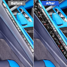 Load image into Gallery viewer, 2pcs/Set Forged Gold Foil Carbon Fiber Car Center Console Side Decorative Sticker for Chevrolet Corvette C8 2020-, Right Driver, Center Console Side, Right Driver