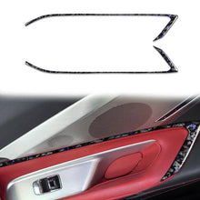 Load image into Gallery viewer, 2pcs/Set Forged Gold Foil Carbon Fiber Car Door Decorative Sticker for Chevrolet Corvette C8 2020-, Left and Right Driver, Door