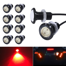 Load image into Gallery viewer, 10 PCS 18mm 1.5W DC9-80V Motorcycle Eagle Eye Light Single Lens, 18mm Single Lens(Yellow Light), 18mm Single Lens(Red Light), 18mm Single Lens(White Light)